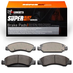 GMC Sierra 1500 Brake Pads - Front - R1 Concepts - Super Duty - `05-`20 GMC Sierra 1500 Brake Pads - Front - R1 Concepts - Super Duty - `05-`20